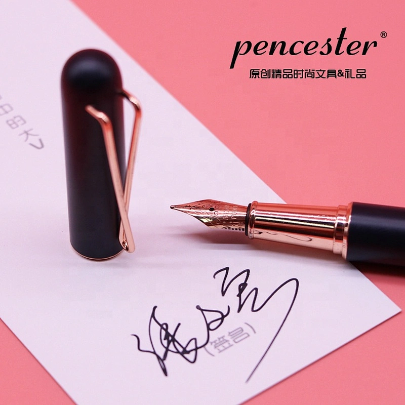 Pencester Brand Latest Luxury business gift fountain pen kits, pen fountain gift pen box