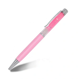 Wedding gifts triangular metal ball pen with logo girl pen liquid floating pen