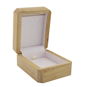 Wholesale bamboo pendant necklace packaging box pendant gift box jewelry box necklace