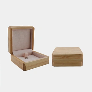 Bamboo personalized jewelry box for girls Bracelet vintage jewelry box small wooden jewelry box