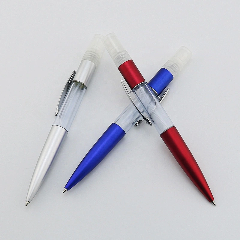 Empty 5ml plastic hand sanitizer spray pen in set alcohol perfume spray bottle spray pen