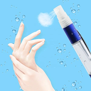 Empty 5ml plastic hand sanitizer spray pen in set alcohol perfume spray bottle spray pen