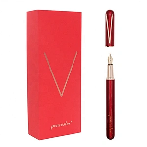 Pencester Brand Latest Luxury business gift fountain pen kits, pen fountain gift pen box