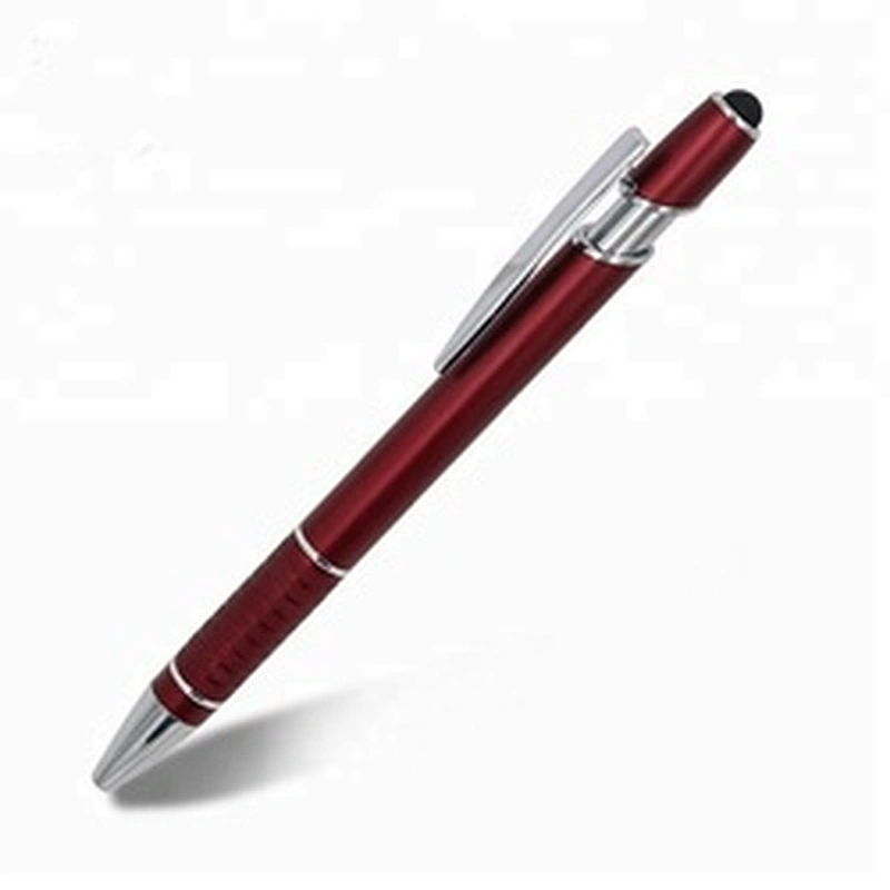 Hot Selling Promotional Metal Ballpoint Pens Stylus Soft touch Screen Pen 2 In 1 With Custom Logo