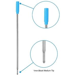 metal  pen cartridge refills ink for slim Ballpoint Pen Replaceable pen refill ballpoint
