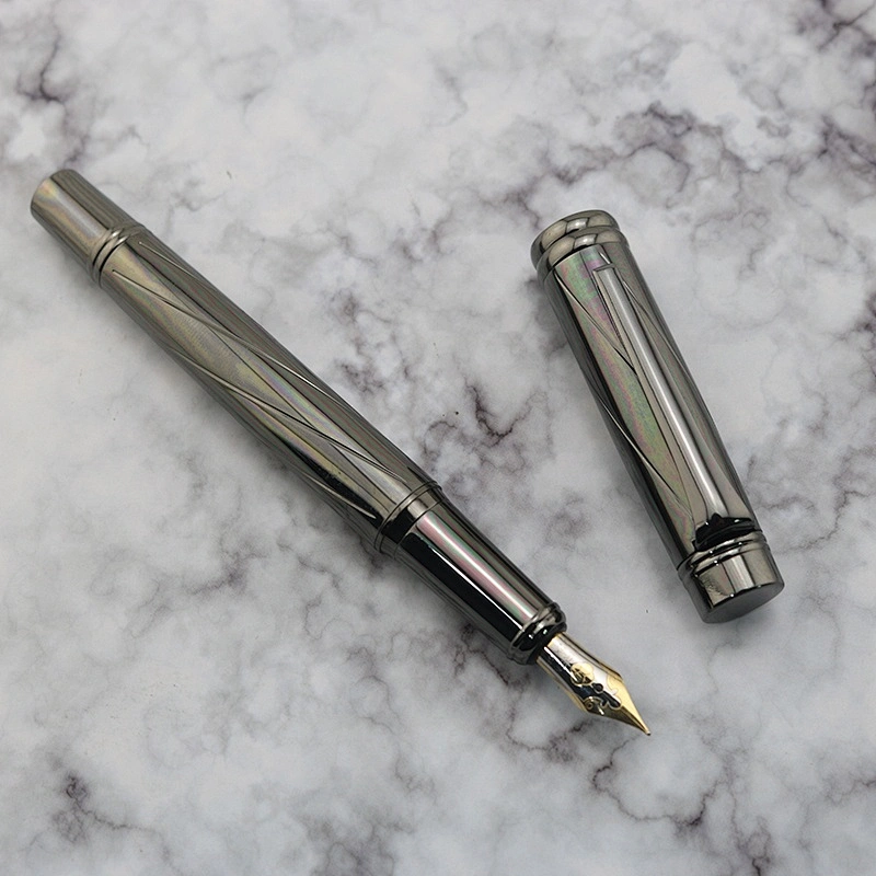 First Gifts luxury heavy fountain  pen large OEM logo fountain pens ink