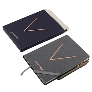 Wholesale Custom logo Novelty  A5 fabric notebook signature gel pen  paper envelope gift set office