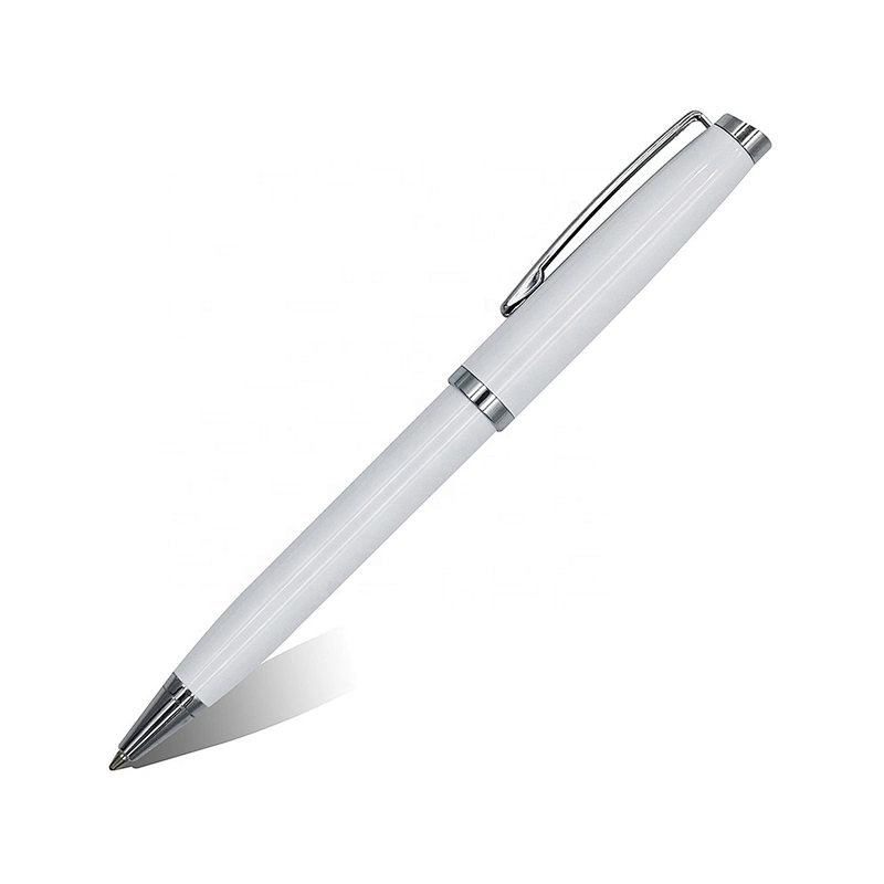 Hot sale stationary accessories pen luxury spinning branded metal ball pen for office and school