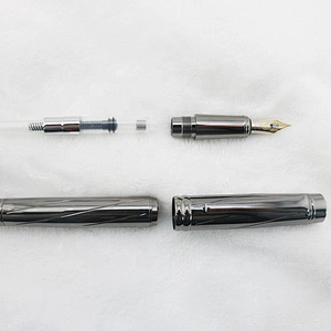 First Gifts luxury heavy fountain  pen large OEM logo fountain pens ink