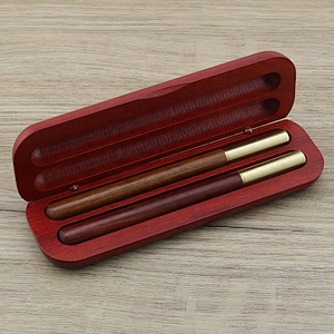 Wholesale cap-off sandalwood roller gel pens luxury wood burning pen wooden pen