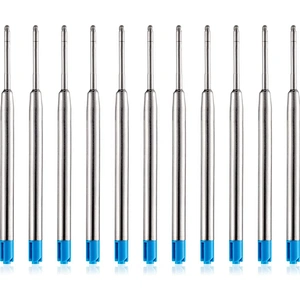 Professional Ballpen Jumbo Refill Replaceable Ballpoint Pen Refills Metal Pen Refill