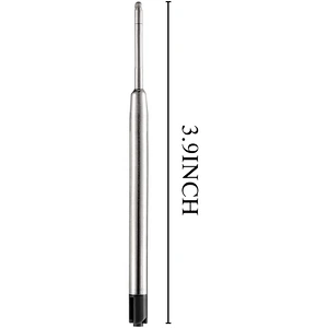 Professional Ballpen Jumbo Refill Replaceable Ballpoint Pen Refills Metal Pen Refill