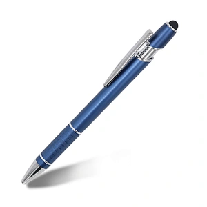 Hot Selling Promotional Metal Ballpoint Pens Stylus Soft touch Screen Pen 2 In 1 With Custom Logo
