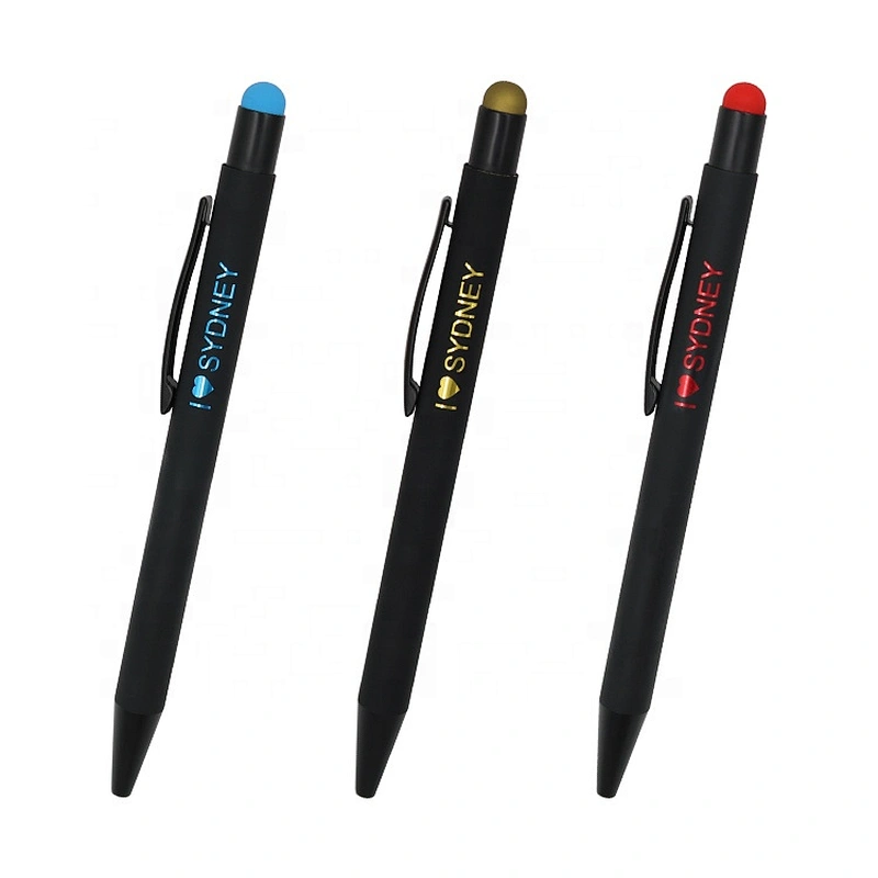 Super September New Matching Colorful  Laser Logo Soft Stylus Pen