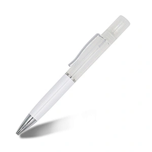 Semi metal pen with spray ,spray pen 10ml,pen with sanitizer spray