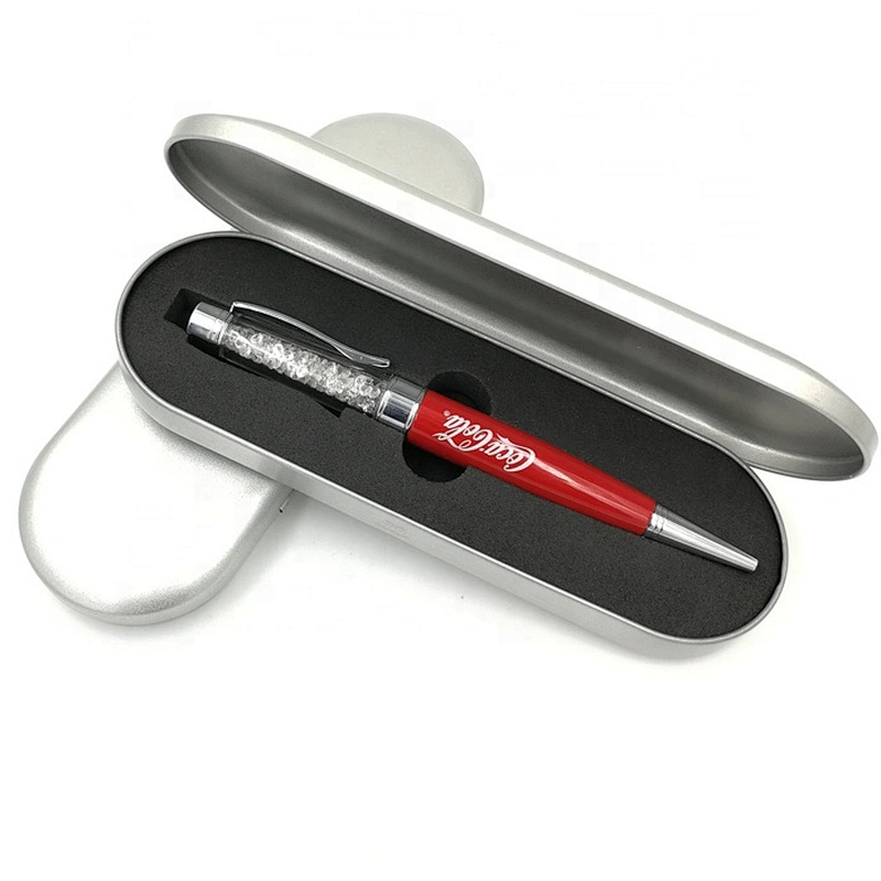 Best Selling Custom Logo Pen Package Square Tin Pen Box Gift