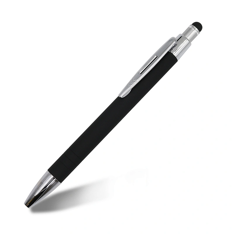 Multi Function Ballpoint Pen Stylus Pen With Logo Custom Engraved Logo Pen