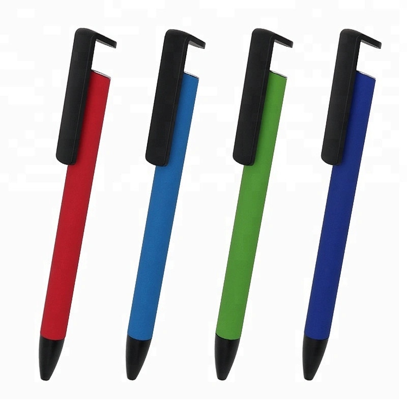 New 2 in 1 promotional gift multifunctional pen phone holder pen with stand