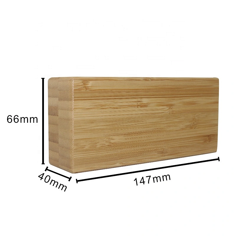 Eco-friendly personalised  bamboo phone holder pen pencil storage box desk organizer