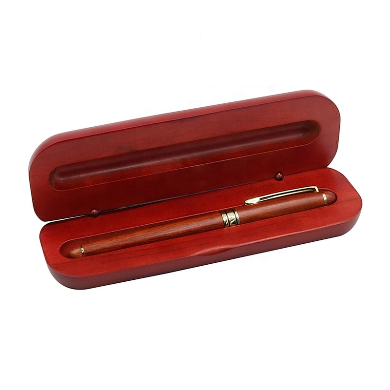 Rosewood roller pen in wood gift box wood roller pen gift set pen