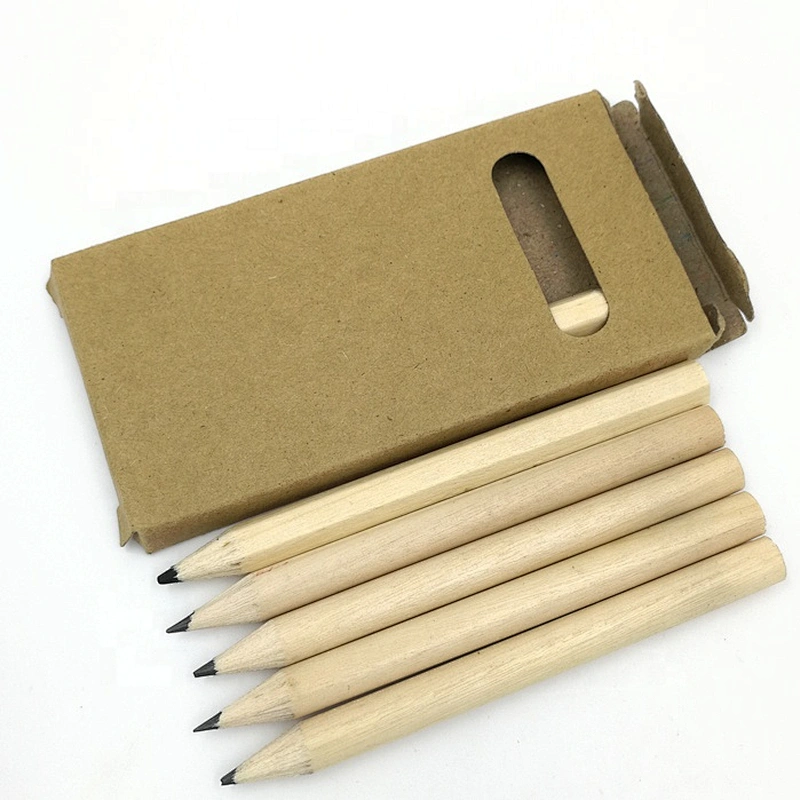 First Pen Brand 3.5'' Natural Mini Wood Pencil For Kids