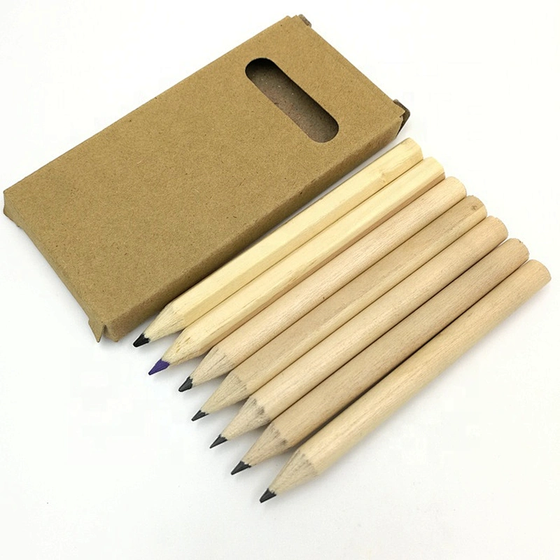 First Pen Brand 3.5'' Natural Mini Wood Pencil For Kids