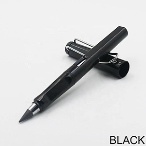 Eye catching assorted colors plastic 2B inkless pencil endless pencil printing pencil with logo