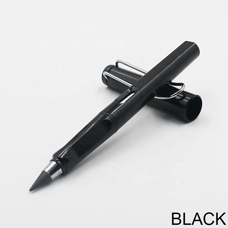 Eye catching assorted colors plastic 2B inkless pencil endless pencil printing pencil with logo