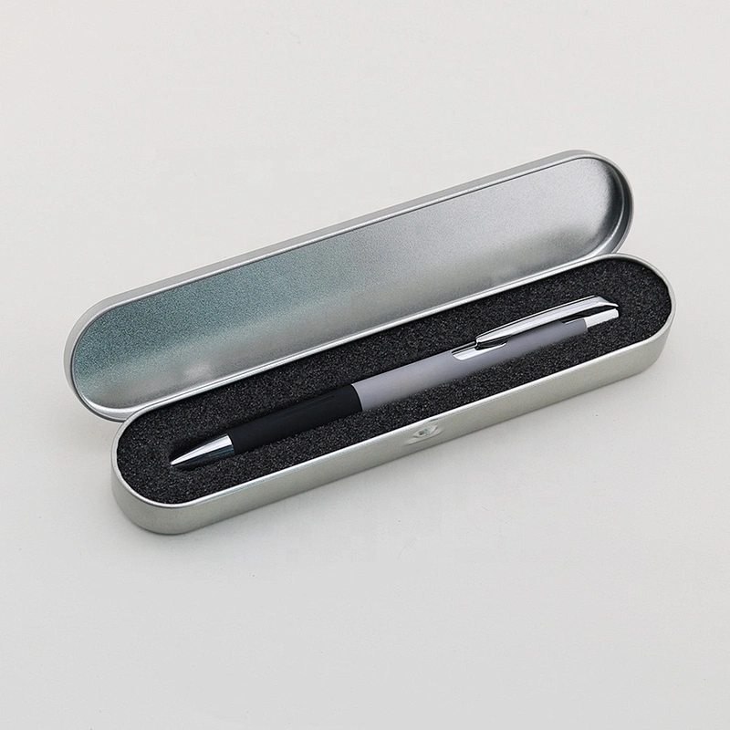 Promotional  Custom Pen Rubber Coated Metal With Soft Rubber Grip