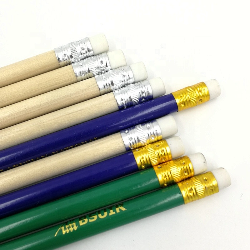 First Pen Brand 7'' Natural Raw Wood Pencil With Eraser