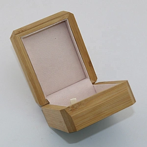 Wholesale bamboo pendant necklace packaging box pendant gift box jewelry box necklace