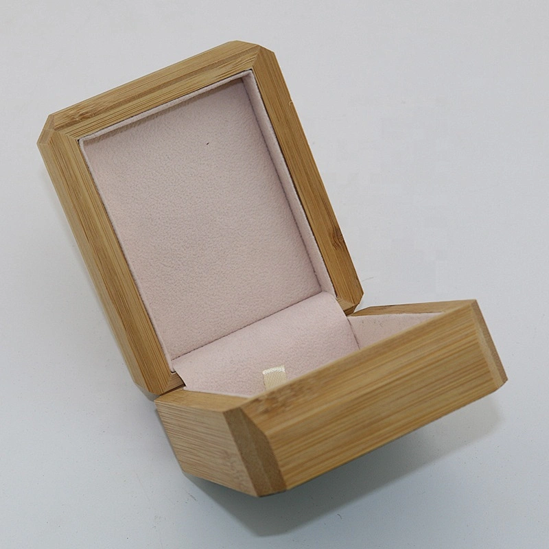 Wholesale bamboo pendant necklace packaging box pendant gift box jewelry box necklace