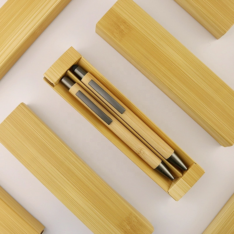 corporate gift set Bamboo pen set Bamboo ballpen Stylus pen  ECO promotion gift pens
