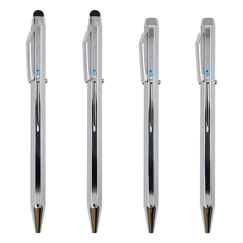 4 Ink Color Metal Pen Capacitive  Pen With Multi-color For Office And School