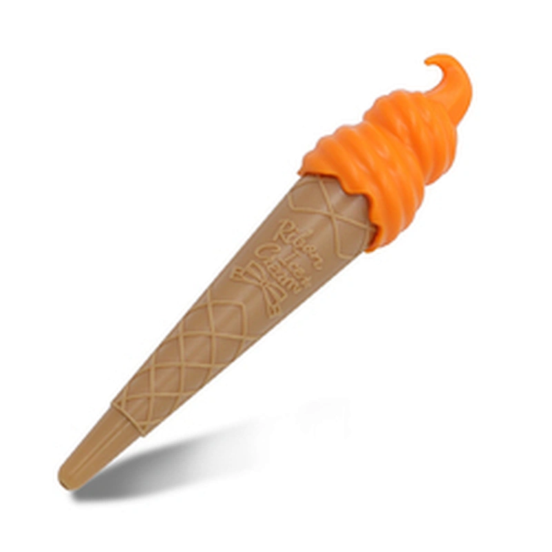 Promotional custom novelty plastic 3d gel cartoon cute ballpoint pen,kawaii pen,ice cream pen