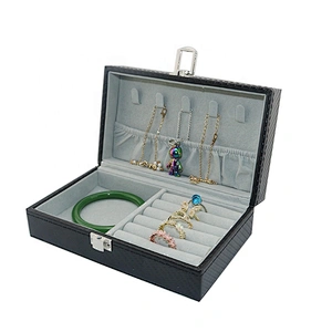 Carbon fibre carbon fiber custom logo  luxury travel jewelry case with lock jewelry box for men