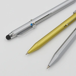 4 Ink Color Metal Pen Capacitive  Pen With Multi-color For Office And School
