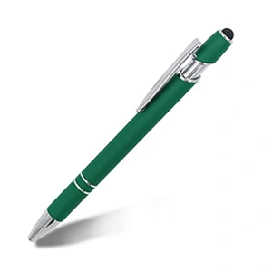 Hot Selling Promotional New Multifunction Metal Ballpoint Pens Stylus Soft Touch Screen Pen 2 In 1 With Custom Logo