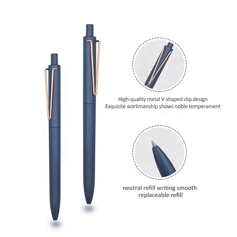 Unique V clip office and school 0.5mm custom gel pen free samples gel pen wholesale gel pens