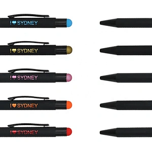 Super September New Matching Colorful  Laser Logo Soft Stylus Pen