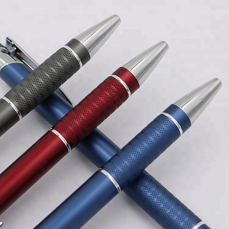 Hot Selling Promotional Metal Ballpoint Pens Stylus Soft touch Screen Pen 2 In 1 With Custom Logo