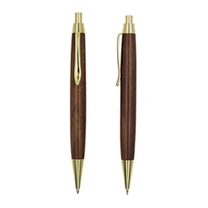 High quality Fashionable Wooden pen Personalized Eco Friendly Click Ball Bamboo Pen
