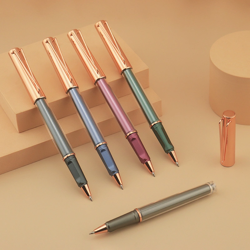 Hot Selling Customize Promotional Stationery Plastic 0.5mm Gel Ink gel Pen for School Office