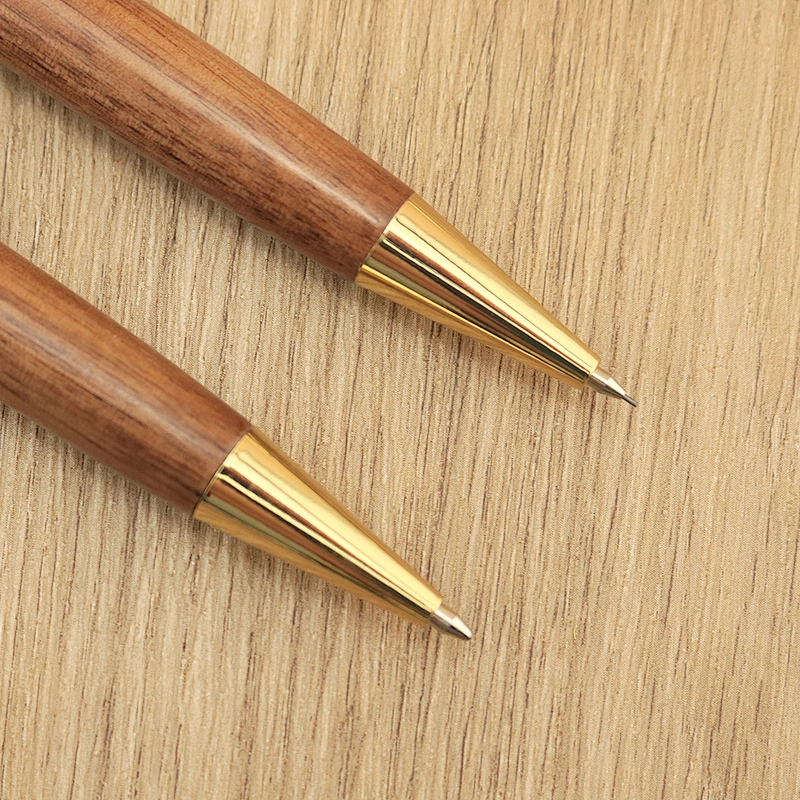 High quality Fashionable Wooden pen Personalized Eco Friendly Click Ball Bamboo Pen