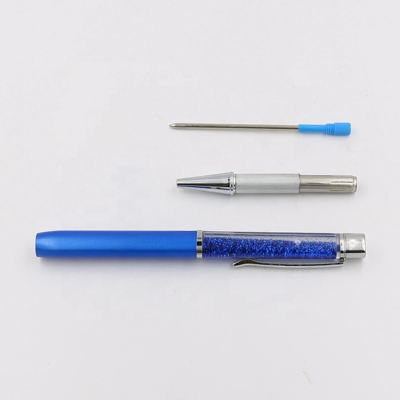 Wedding gifts triangular metal ball pen with logo girl pen liquid floating pen