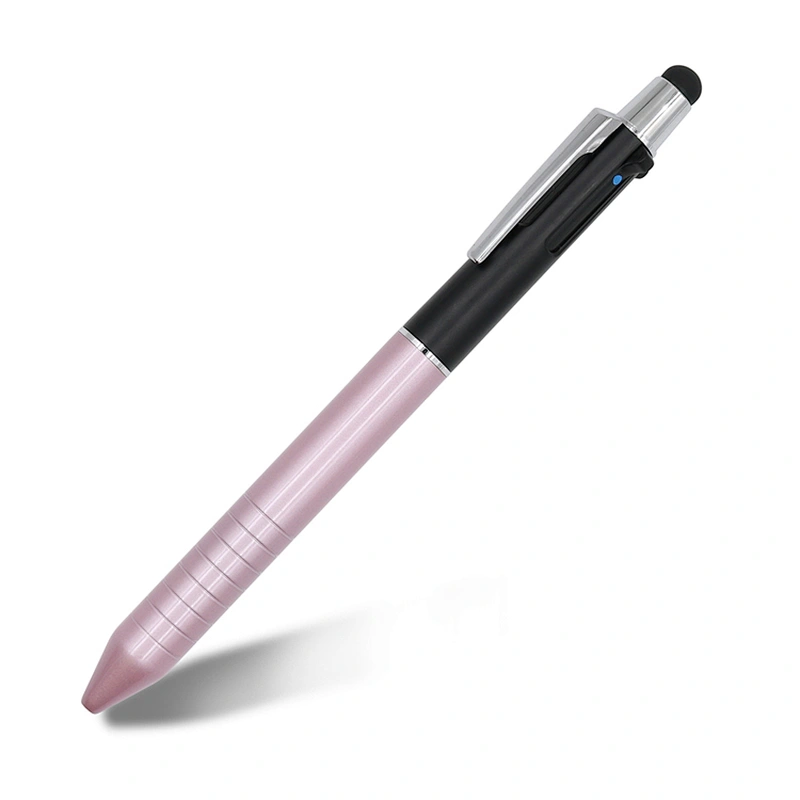 Promotional  Metal Ball Pen Multi Color With Custom Logo Ballpoint 4 In 1 Pen