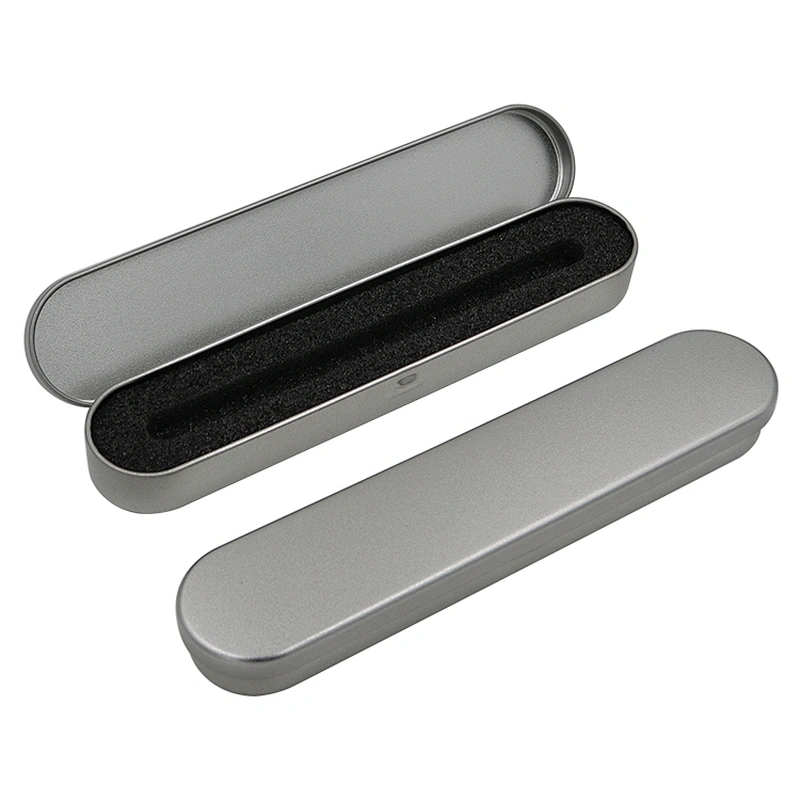 Metal Pencil Case Small Metal Tin Box Hinge