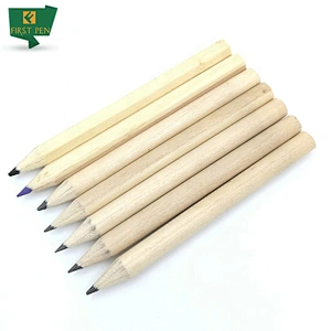 First Pen Brand 3.5'' Natural Mini Wood Pencil For Kids