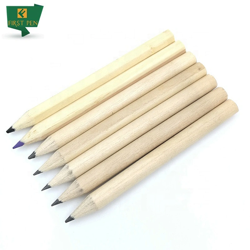 First Pen Brand 3.5'' Natural Mini Wood Pencil For Kids