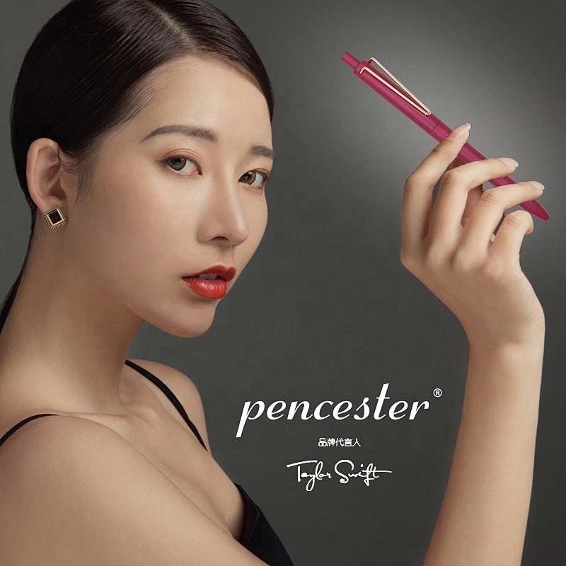 Unique V clip office and school 0.5mm custom gel pen free samples gel pen wholesale gel pens